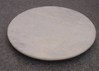 12インチ大理石の不精なスーザンのスーザン4.5cmの高さのマットの白く不精な表面