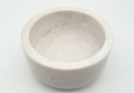 磨かれたの外のスパイスの瓶のための円形の白い大理石ボールの台所用品のギフトの装飾