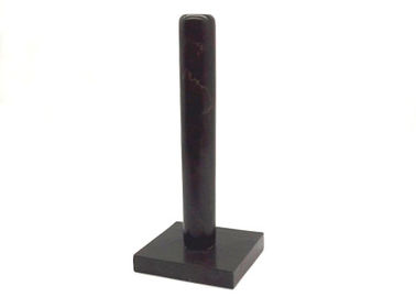 29cmの石造りのペーパー タオルのホールダー、磨かれる黒いマーブル紙タオルのホールダー